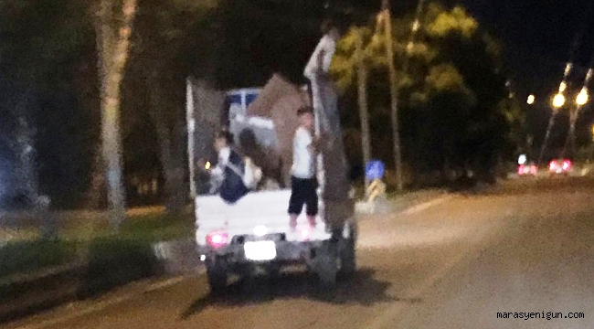 ÇOCUKLARIN TRAFİKTE TEHLİKELİ YOLCULUĞU