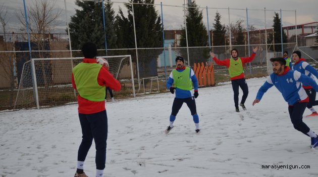 1920 Maraşspor 2. Yarı Hazırlıklarına Devam Ediyor