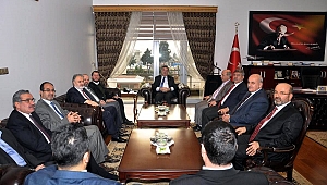 Bölge İl Müftüleri Osmaniye Valisini Ziyaret Etti