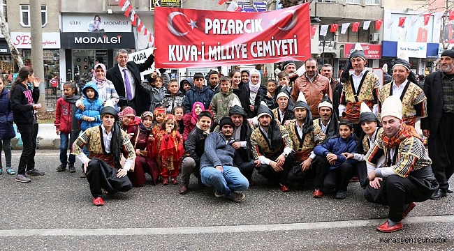 12 ŞUBAT KURTULUŞ TÖRENLERİNE, PAZARCIK YİNE DAMGA VURDU