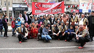 12 ŞUBAT KURTULUŞ TÖRENLERİNE, PAZARCIK YİNE DAMGA VURDU
