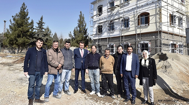 BAŞKAN ERKOÇ, KARAZİYARET TAZİYE EVİNDE…