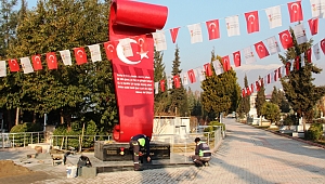 BÜYÜKŞEHİR’DEN ŞEHİTLİK ANITI