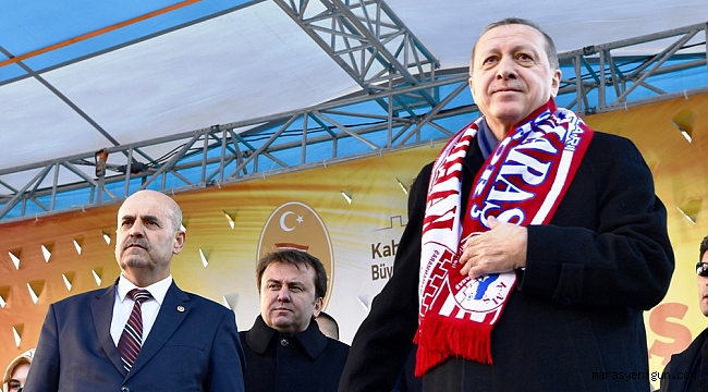 CUMHURBAŞKANI ERDOĞAN REFERANDUM STARTINI KAHRAMANMARAŞ’TAN VERDİ