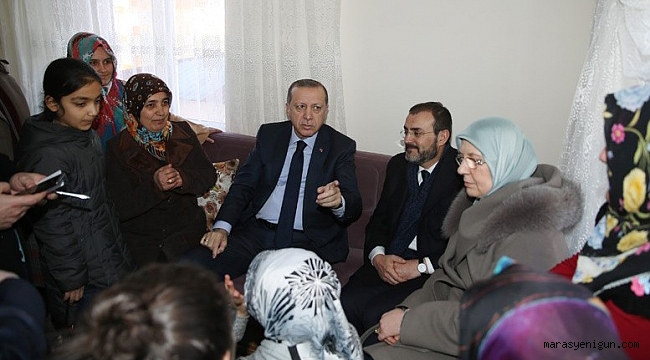 CUMHURBAŞKANI RECEP TAYYİP ERDOĞAN’IN SARIGÜL AİLESİNE SÜRPRİZ ZİYARETİ