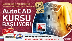 KAMEK’TEN İKİ KURS DAHA