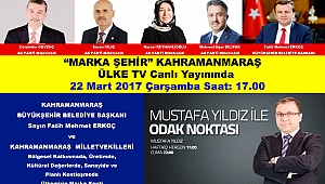 BAŞKAN ERKOÇ ÜLKE TV'DE CANLI YAYINA KATILACAK