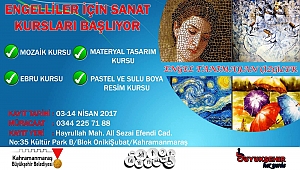 BÜYÜKŞEHİR’DEN ENGELLİLERE SANAT KURSU