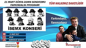 BÜYÜKŞEHİR’DEN İSEMX KONSERİ