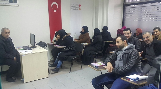 BÜYÜKŞEHİR’DEN SURİYELİLERE TÜRKÇE DİL KURSU