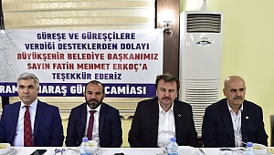 BÜYÜKŞEHİR, GÜREŞ CAMİASINI YEMEKTE BULUŞTURDU
