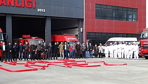 İTFAİYEDEN ÇANAKKALE ŞEHİTLERİNİ ANMA TÖRENİ