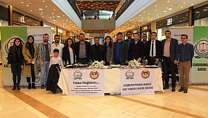 KAHRAMANMARAŞ BAROSU’NDAN AVM ZİYARETÇİLERİNE ADLİ YARDIM