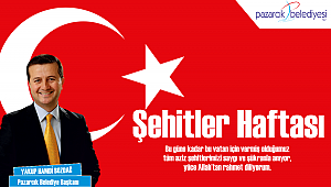 BAŞKAN BOZDAĞ’DAN 14 NİSAN ŞEHİTLER HAFTASI MESAJI