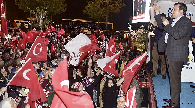 BAŞKAN ERKOÇ; AZİZ HEMŞEHRİLERİMİZE TEŞEKKÜR EDİYORUM.