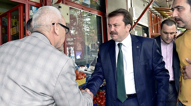 BAŞKAN ERKOÇ ESNAFLARLA İÇİÇE