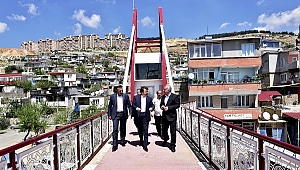 BAŞKAN ERKOÇ’TAN ASANSÖRLÜ ÜSTGEÇİTTE İNCELEME