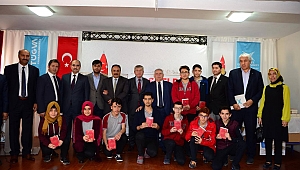 BAŞKAN MAHÇİÇEK: “EDEBİMİZİ KAYBETMEZ VE ÇOK ÇALIŞIRSAK, EMİN OLUN GELECEK TÜRKİYE’NİNDİR”