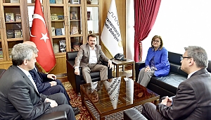 BAŞKAN ŞAHİN’DEN BAŞKAN ERKOÇ’A ZİYARET