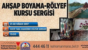 BÜYÜKŞEHİR’DEN AHŞAP BOYAMA SERGİSİ