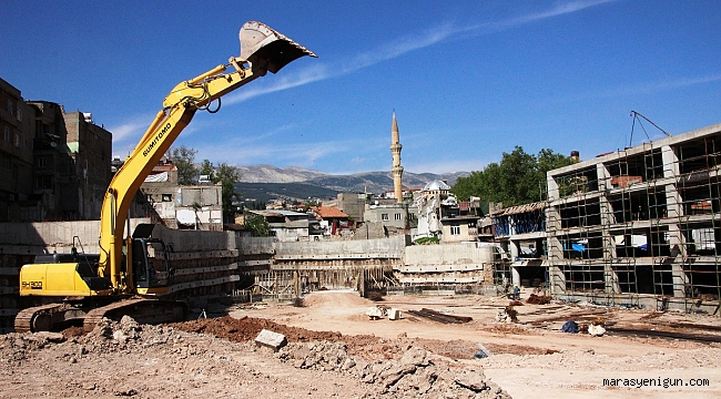 ÇOK KATLI OTOPARK HIZLA İLERLİYOR