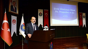 KSÜ’DE ‘HZ. PEYGAMBER VE ŞİİR’ KONULU KONFERANS DÜZENLENDİ