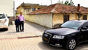  KÜÇÜK BAŞKANIN İLK İŞİ MAKAM ARACIYLA AİLESİNİ ZİYARET ETMEK OLDU