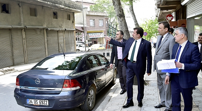 SARAYALTI YOLU GENİŞLETME ÇALIŞMALARI DEVAM EDİYOR