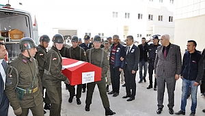 ŞEHİDİ CEZAYİR'DEN GELEN BABASI KARŞILADI