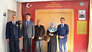 TÜRKOĞLUNA ŞEHİT NİYAZİ ERGÜVEN KONFERANS SALONU AÇILDI