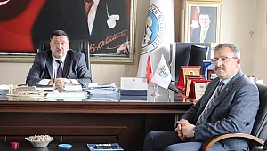 BAŞKAN AYDIN’DAN BAŞKAN ÇELEĞEN’E ZİYARET