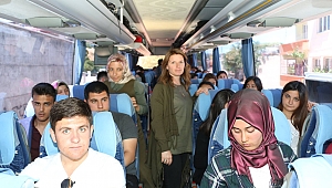 BAŞKAN BOZDAĞ, 40 KİŞİLİK HEYETİ ANKARA'YA UĞURLADI