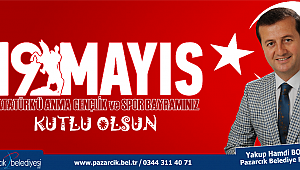 BAŞKAN BOZDAĞ’DAN 19 MAYIS KUTLAMA MESAJI