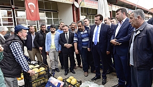 BAŞKAN ERKOÇ ELBİSTAN HALİ'NDE