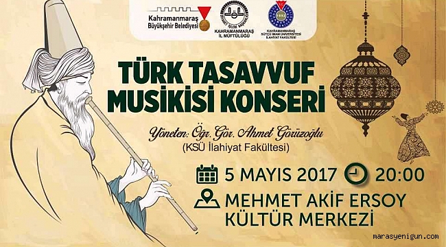 BÜYÜKŞEHİR’DEN TÜRK TASAVVUF MUSİKİSİ KONSERİ