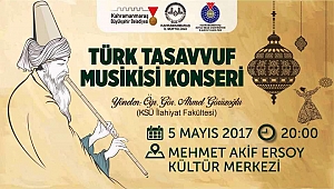 BÜYÜKŞEHİR’DEN TÜRK TASAVVUF MUSİKİSİ KONSERİ