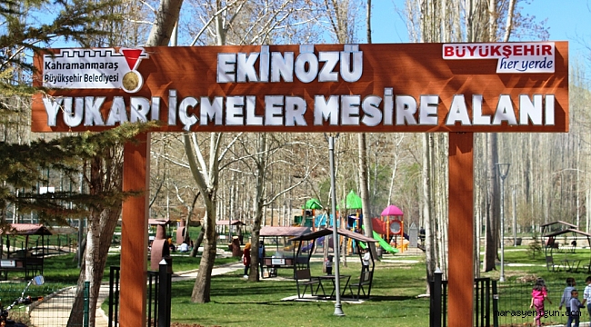 EKİNÖZÜ MESİRE ALANI VATANDAŞLARDAN YOĞUN İLGİ GÖRÜYOR