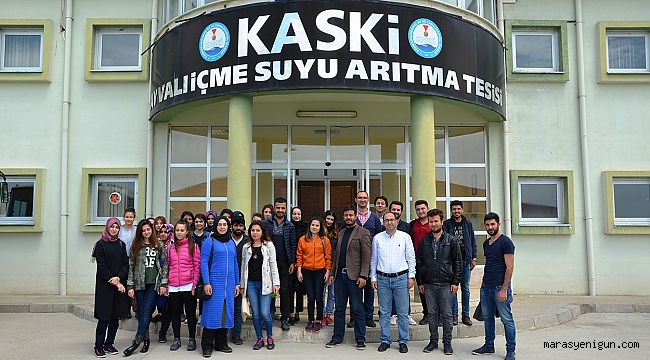 GELECEĞİN ÇEVRE MÜHENDİSLERİ AYVALI İÇME SUYU ARITMA TESİSİNDE