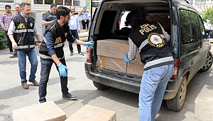 KAHRAMANMARAŞ’TA KAÇAK SİGARA OPERASYONU 