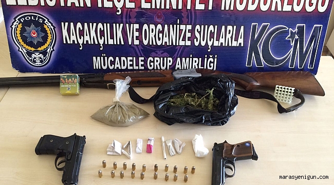 KAHRAMANMARAŞ’TA UYUŞTURUCU SATICILARINA ŞAFAK OPERASYONU
