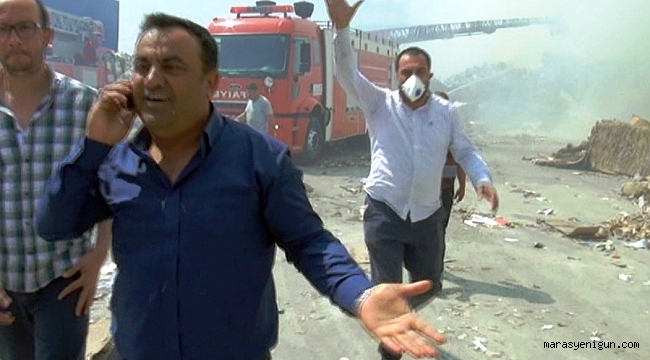 YANGINI BIRAKIP GAZETECİLERE SALDIRDILAR