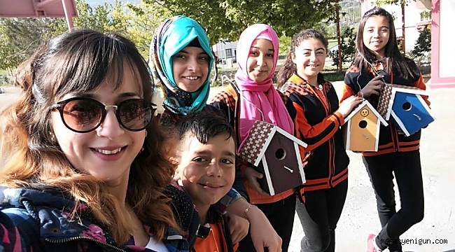 YENİYAPAN ORTAOKULU “KUŞLAR YUVAYA” PROJESİNİ HAYATA GEÇİRDİ