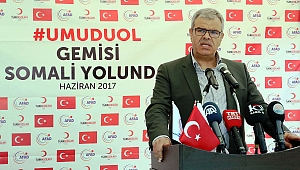 BAŞBAKAN YARDIMCISI VEYSİ KAYNAK, SOMALİ’YE YARDIM UĞURLAMA TÖRENİNDE