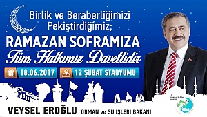 BÜYÜKŞEHİR’DEN DEV İFTAR PROGRAMI
