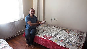 İPEK BÖCEĞİ YETİŞTİRİCİSİNİN İLK HASAT HEYECANI