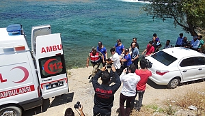 SERİNLEMEK İÇİN GİRDİĞİ BARAJ GÖLÜNDE BOĞULDU