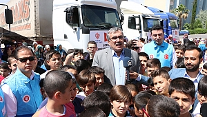 TDV’DEN AZEZ’E YÜZ TON UN GÖNDERİLDİ