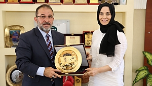 YAZAR KARPUZCU’DAN, BAŞKAN GÜVEN’E ZİYARET