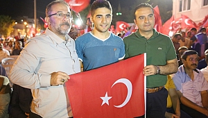 AFŞİN’DE DEMOKRASİ NÖBETİ…