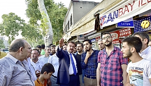 BAŞKAN ERKOÇ ESNAFLARLA BİRARAYA GELDİ